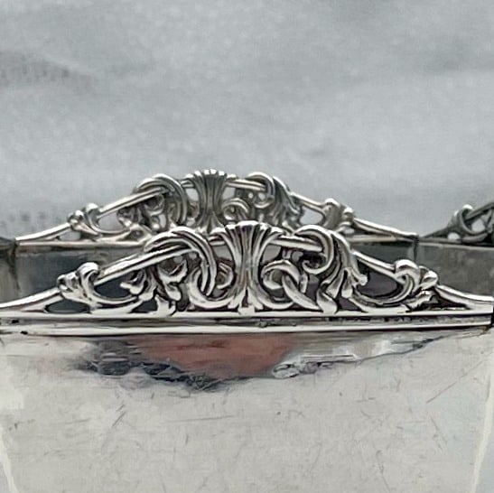 Early 20th Century Modern George V Sterling Silver Bowl London 1933 Omar Ramsden - 6