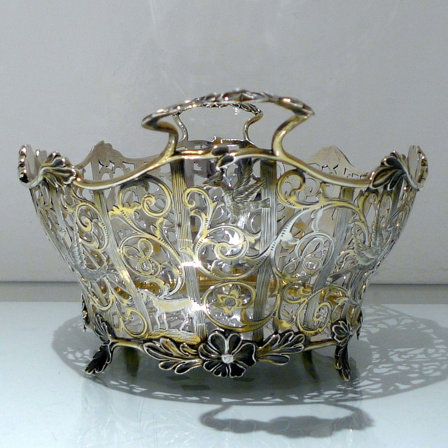 Early 20th Century Edwardian Sterling Silver Suite Three Dishes London 1908/09 David & George - 5
