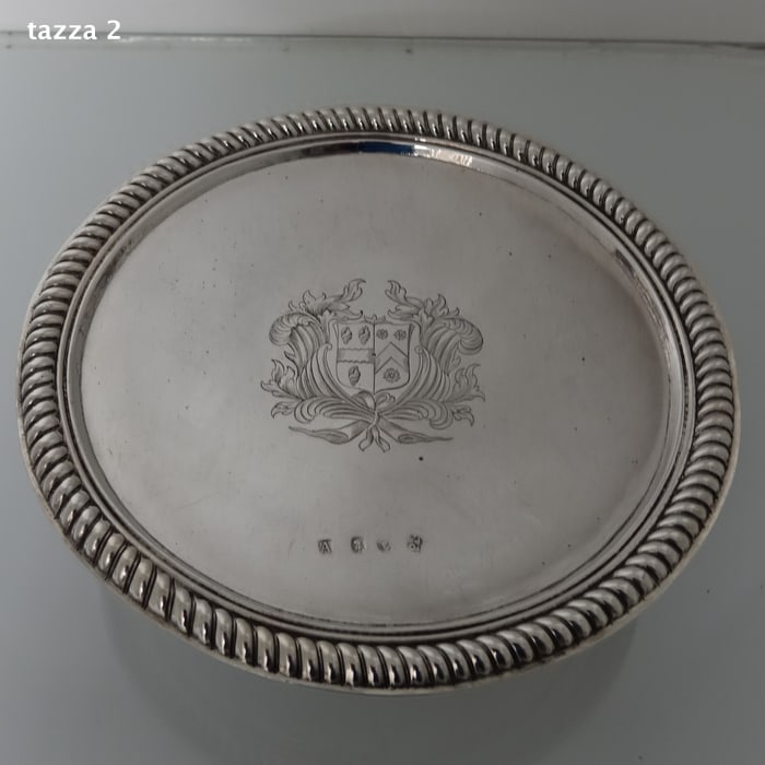 George I Silver Pair of Tazzas London 1716 Thomas Parr I - 10