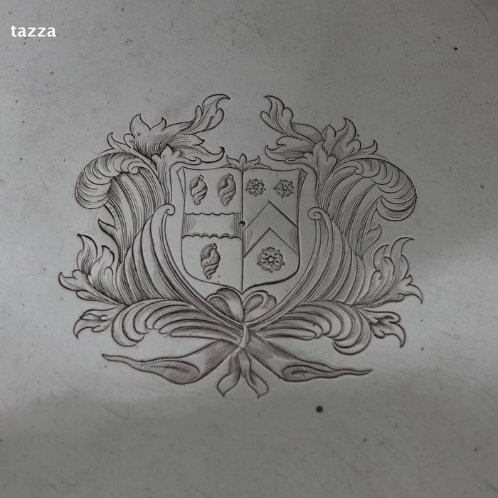 George I Silver Pair of Tazzas London 1716 Thomas Parr I - 11