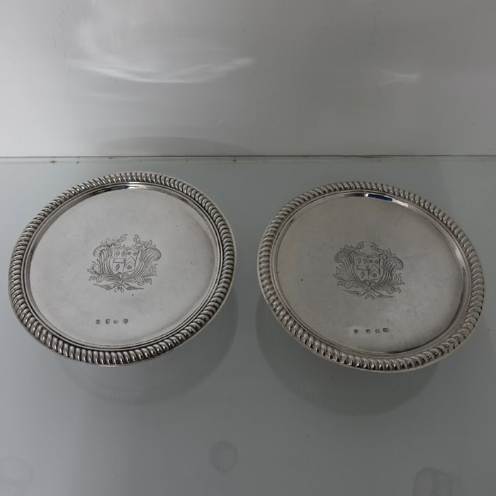 George I Silver Pair of Tazzas London 1716 Thomas Parr I - 2