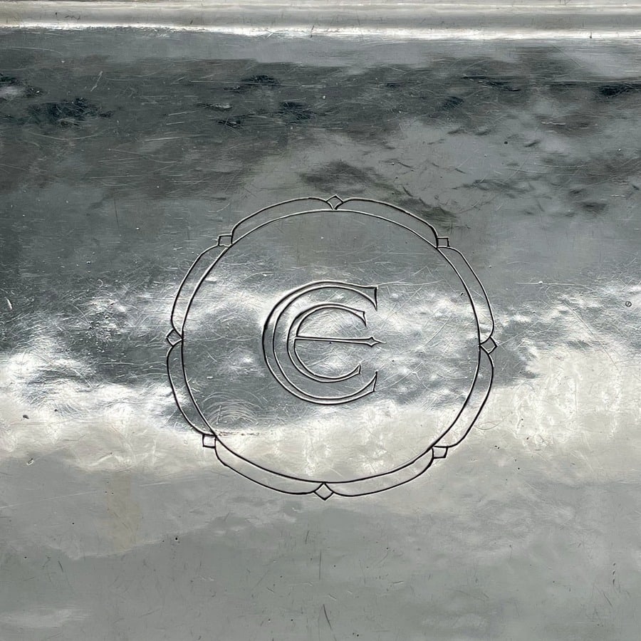 Mid 20th Century Modern Sterling Silver Drinks Tray London 1949 Frederick Newland Smith - 7
