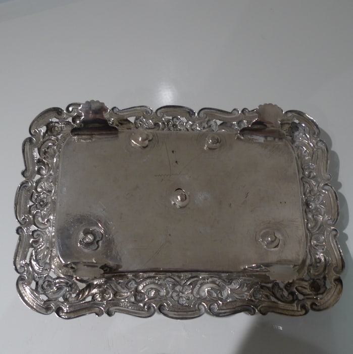 Mid 19th Century Portuguese Silver Inkstand Circa 1850 Lisbon (maker IFBA) - 8