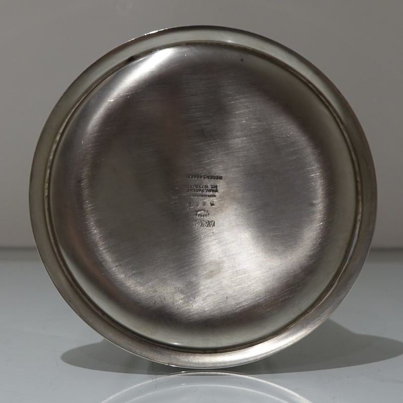 Early 20th Century George V Silver-Plate Bell Formed Cocktail Shaker Circa 1935 Asprey & Co - 7
