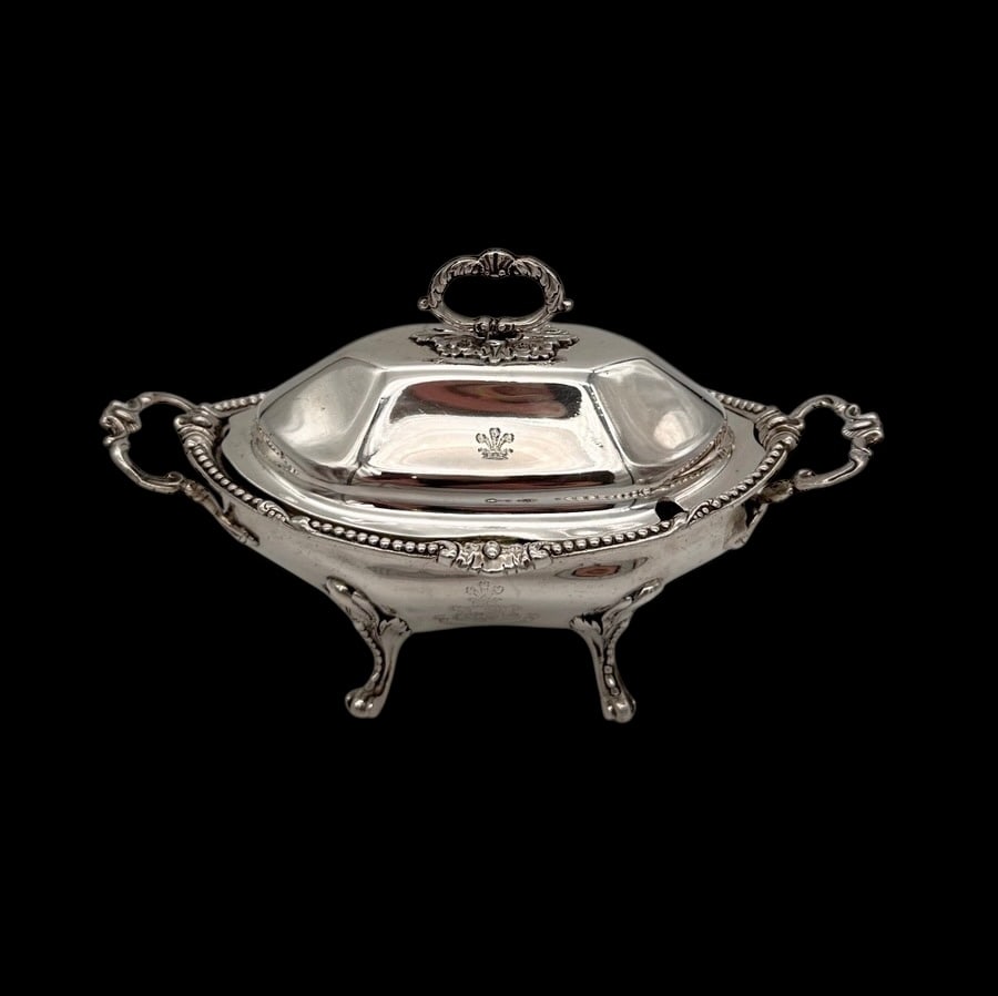 Early 19th Century Antique George IV Silver Pair Sauce Tureens London 1823 William Stroud - 6