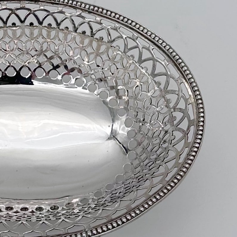 18th Century Antique George III Silver Sweet Meat Basket London 1776 Hester Bateman - 4