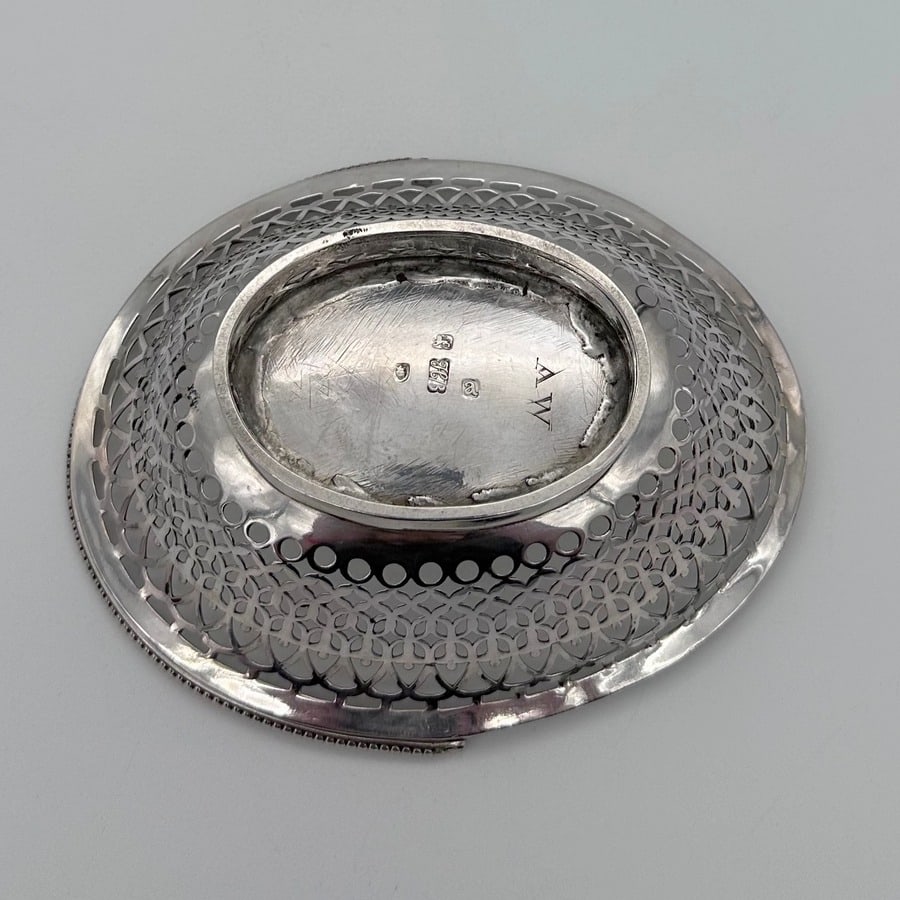 18th Century Antique George III Silver Sweet Meat Basket London 1776 Hester Bateman - 5