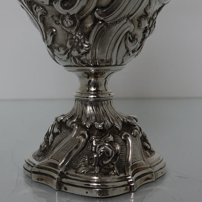 18th Antique Century Silver Portuguese Jug Circa 1760 Porto Maker GS - 7