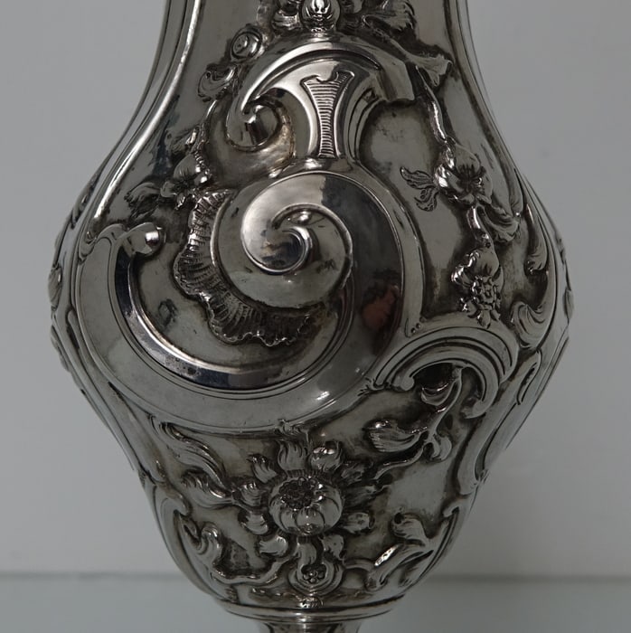 18th Antique Century Silver Portuguese Jug Circa 1760 Porto Maker GS - 8
