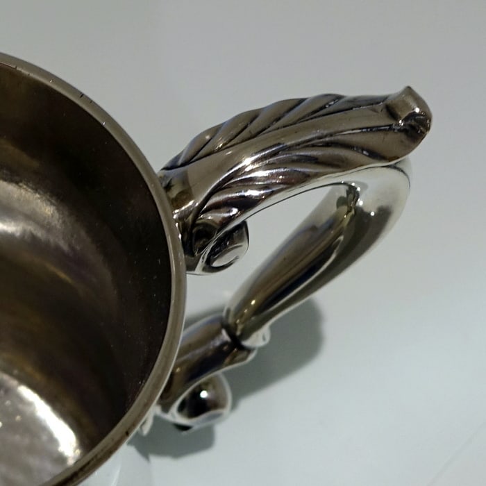 Mid 18th Century Antique George II Sterling Silver Pint Mug London 1742 John Eckford - 7