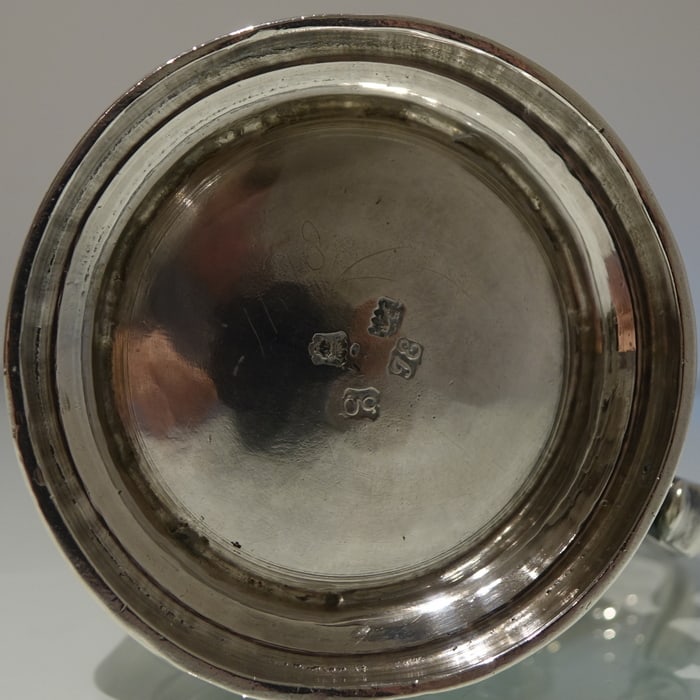 Mid 18th Century Antique George II Sterling Silver Pint Mug London 1742 John Eckford - 9