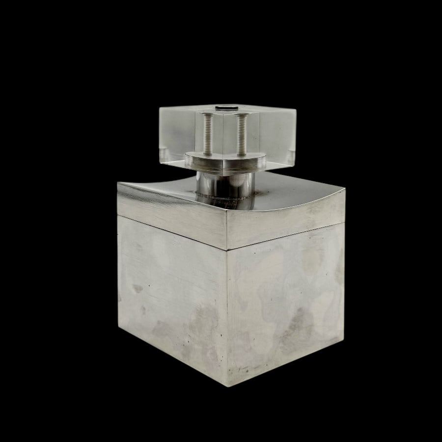 Mid 20th Century Art Deco Silver Box Circa 1960 - 4