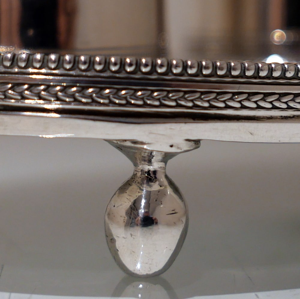 Early 19th Century Antique Spanish Provincial Silver Inkstand Cordoba 1800 Mateo Mtz Moreno - 8
