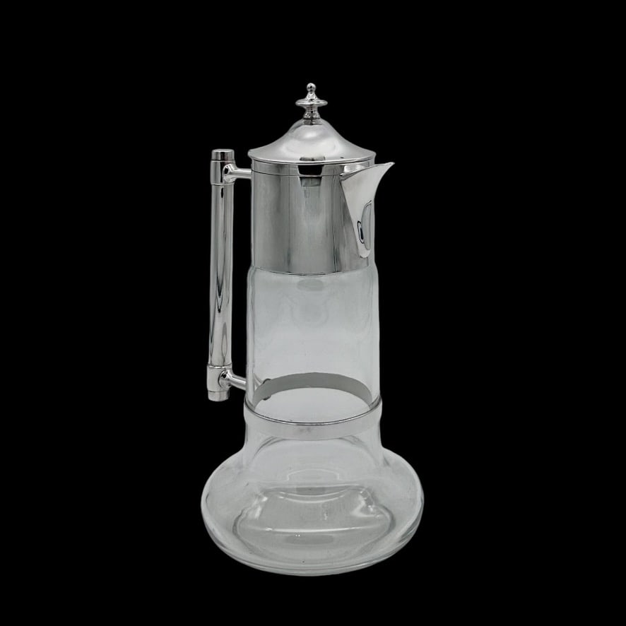 Modern Sterling Silver & Crystal Claret Jug London 2008 Francis Howard Ltd - 5