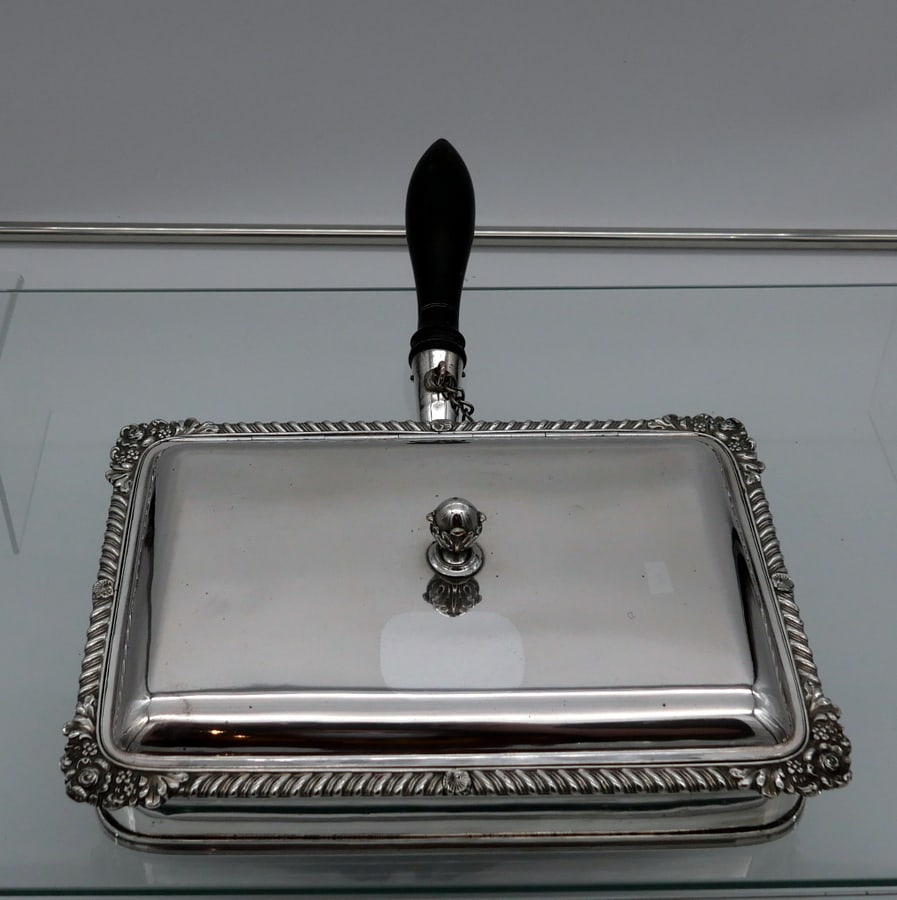 19th Century Antique George IV Old Sheffield Plate Cheese Dish Circa 1820 - 2