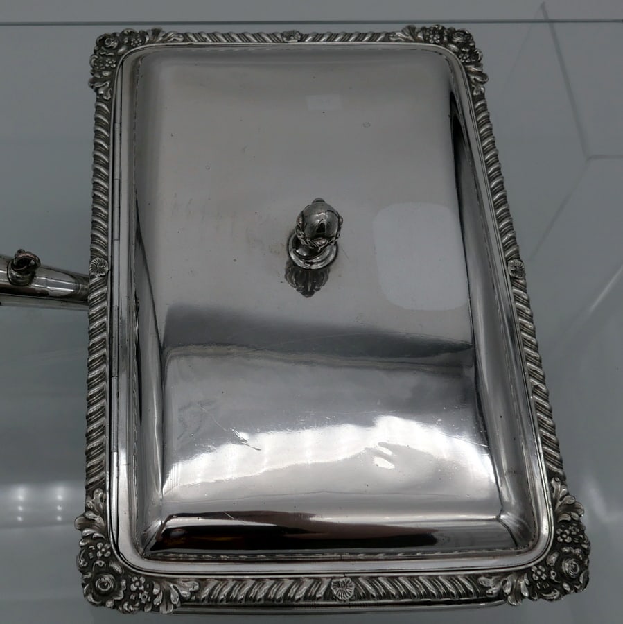 19th Century Antique George IV Old Sheffield Plate Cheese Dish Circa 1820 - 7