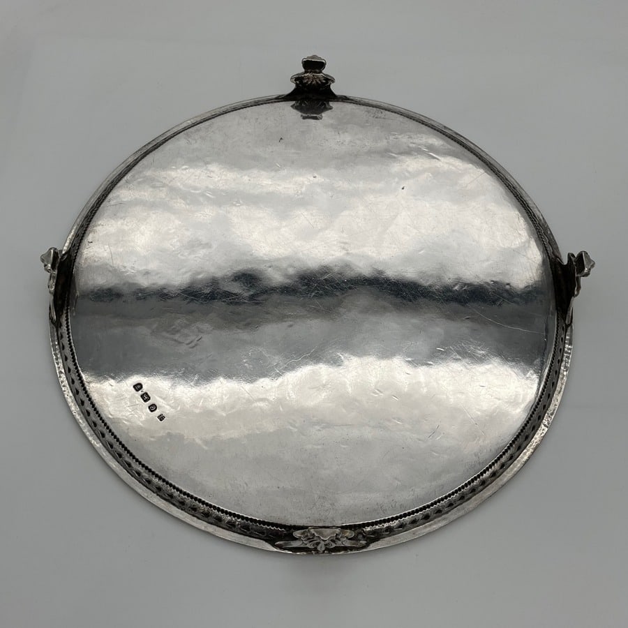 18th Century Antique George III Large Sterling Silver Salver London 1778 John Crouch & Thomas Hannam - 3