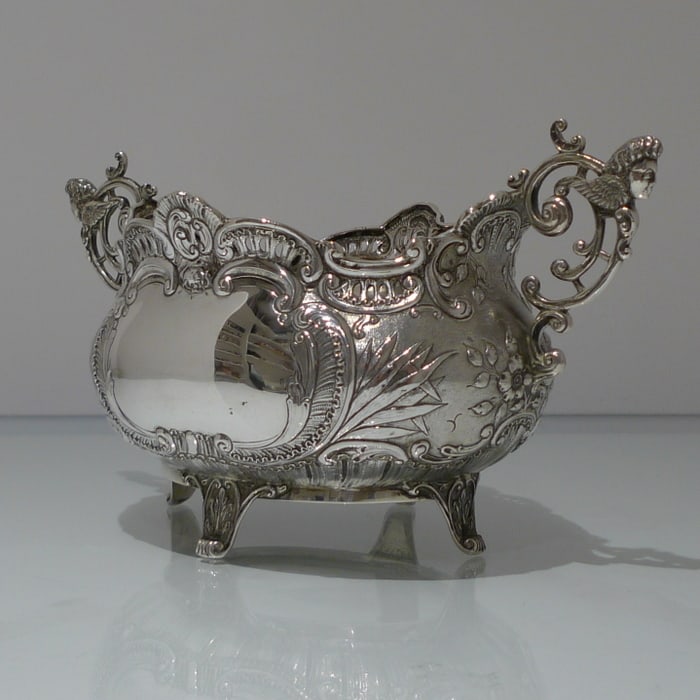 Early 20th Century Antique Edwardian Scottish Silver Jardiniere Glasgow 1903 J Easton - 6