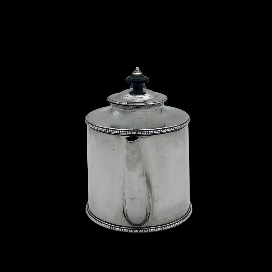 18th Century Antique George III Silver Teapot London 1776 William Cattell - 3