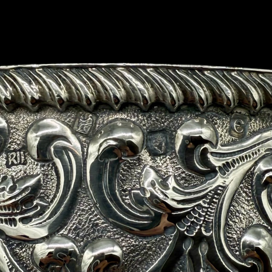 20th Modern Large Sterling Silver Champagne Bucket Dublin 1972 Royal Irish Company - 8