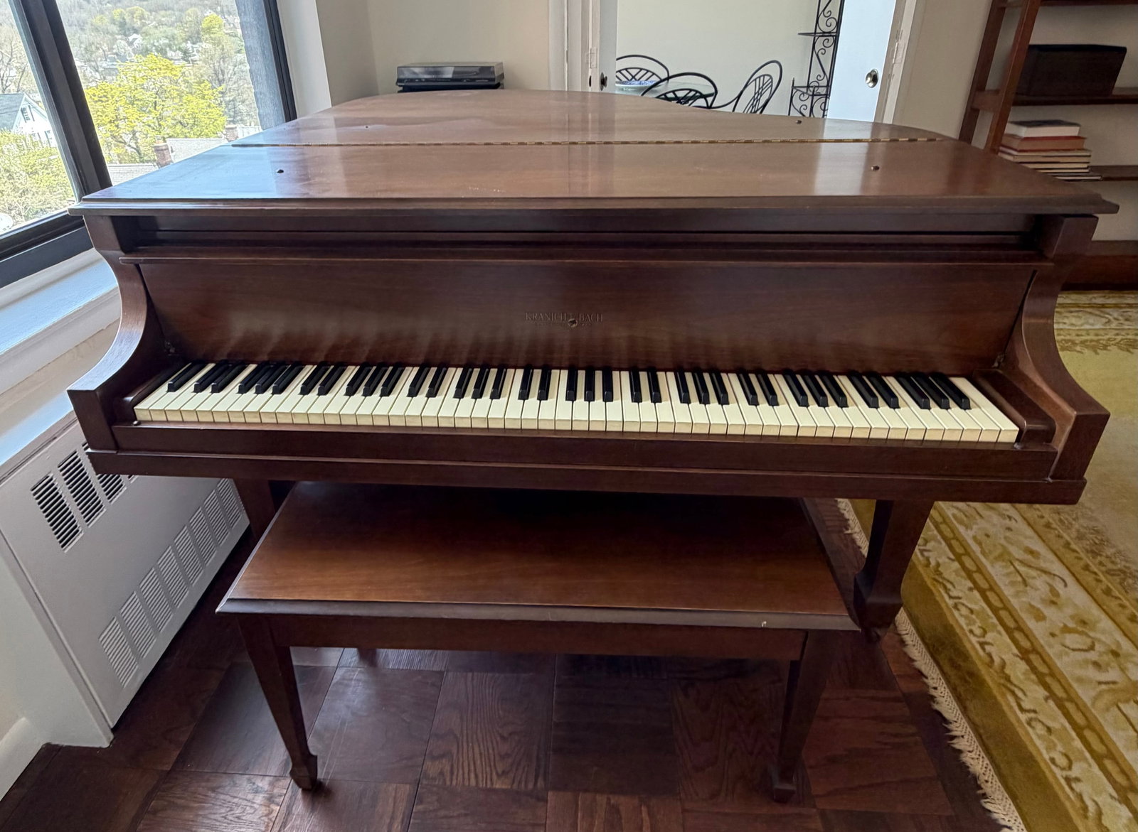 Kranich & Bach Baby Grand Piano with Bench - 2