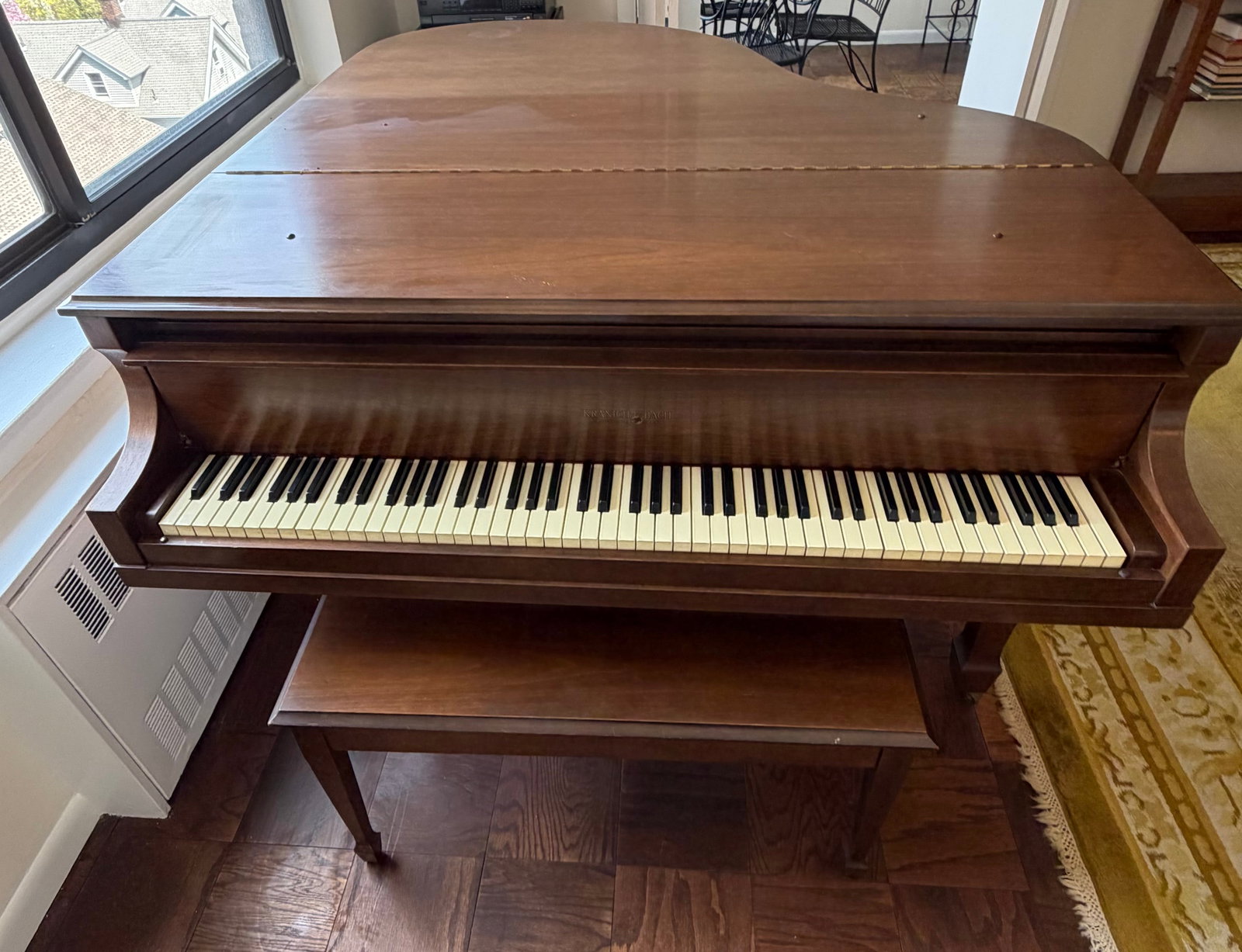 Kranich & Bach Baby Grand Piano with Bench - 3