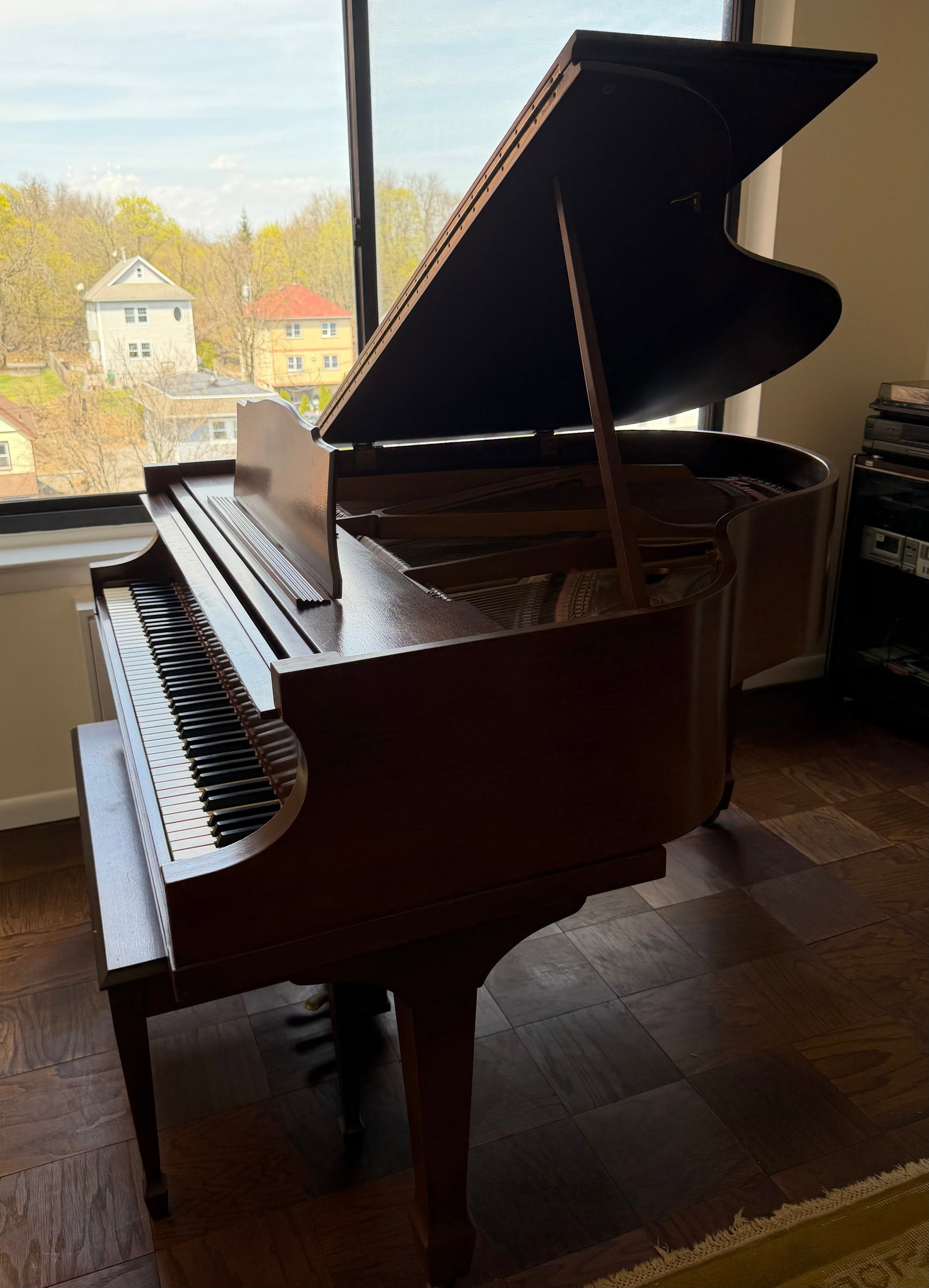 Kranich & Bach Baby Grand Piano with Bench - 7
