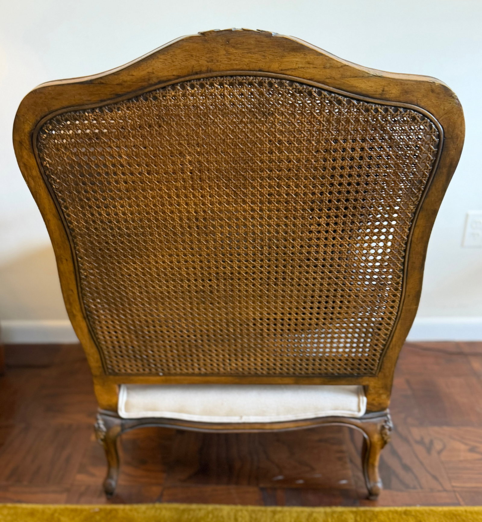 French Provincial Style Cane Back Armchair - 4