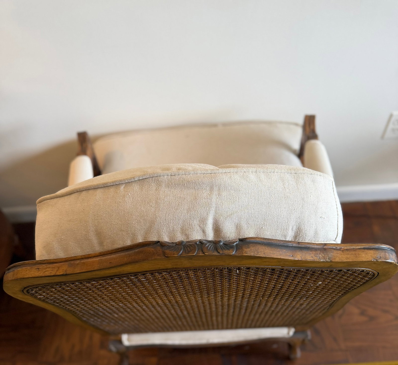 French Provincial Style Cane Back Armchair - 7