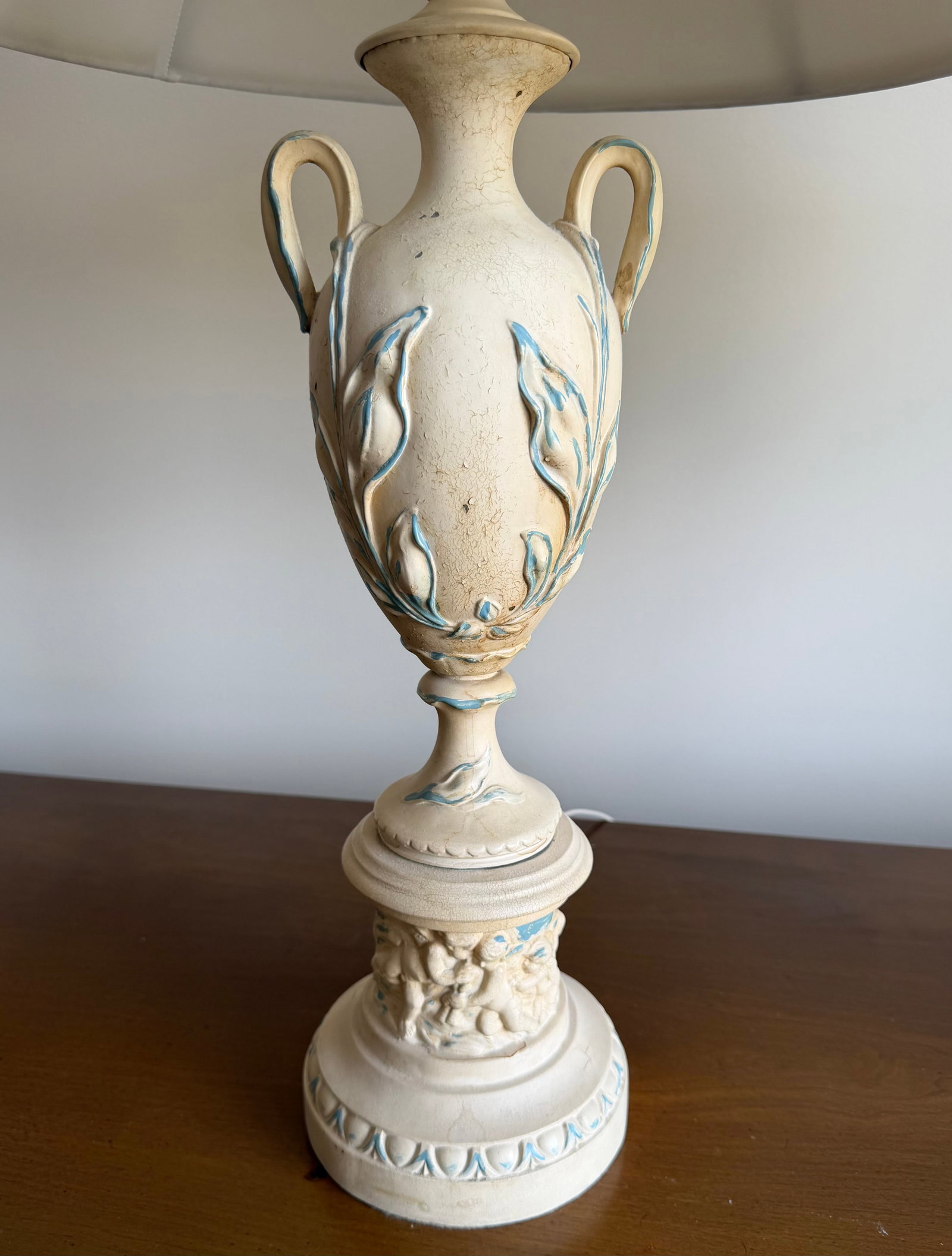 Pair of Ceramic Urn-Form Table Lamps - 4