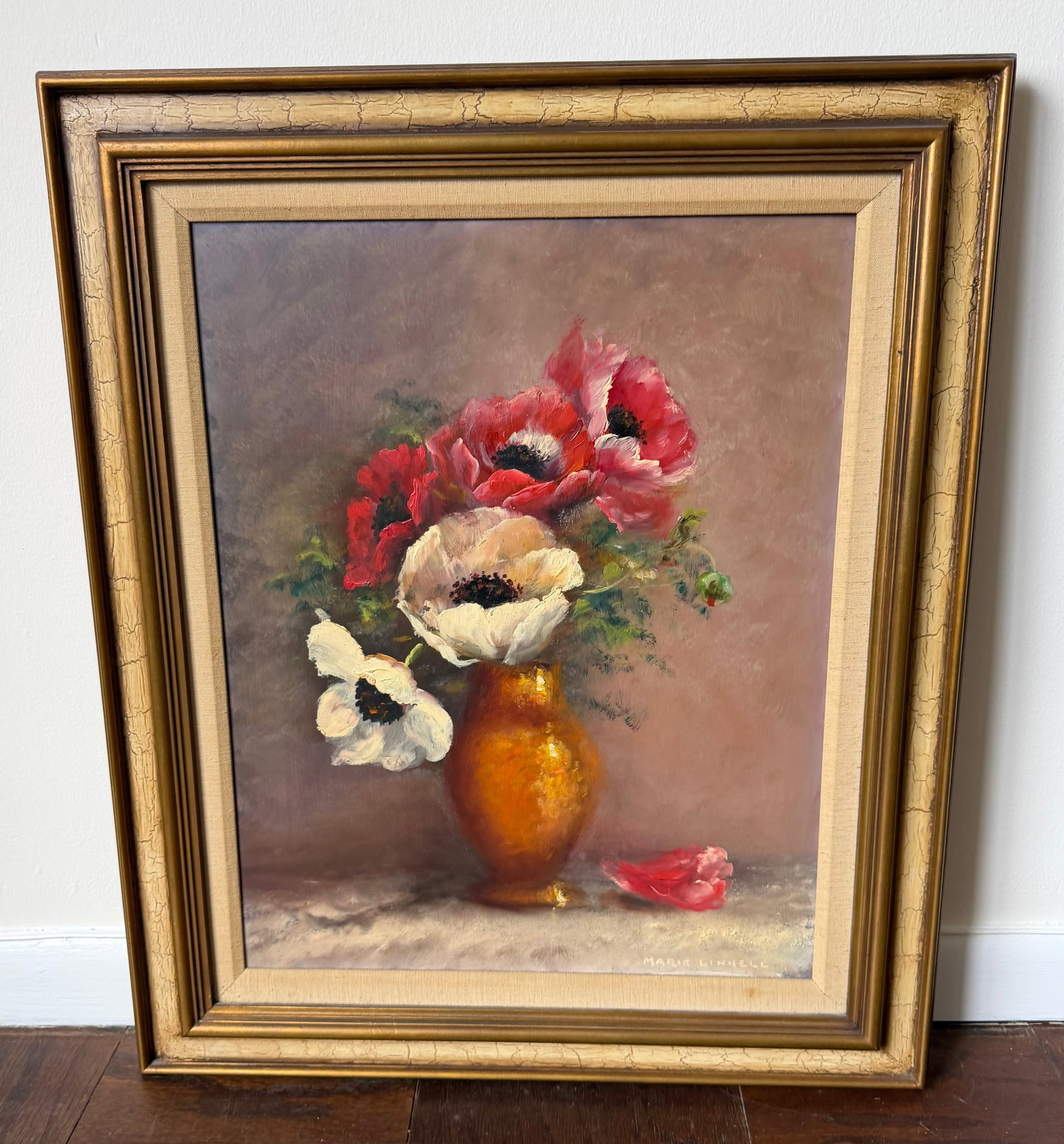 Floral Still Life Oil Painting by Marie Cinelle - 2