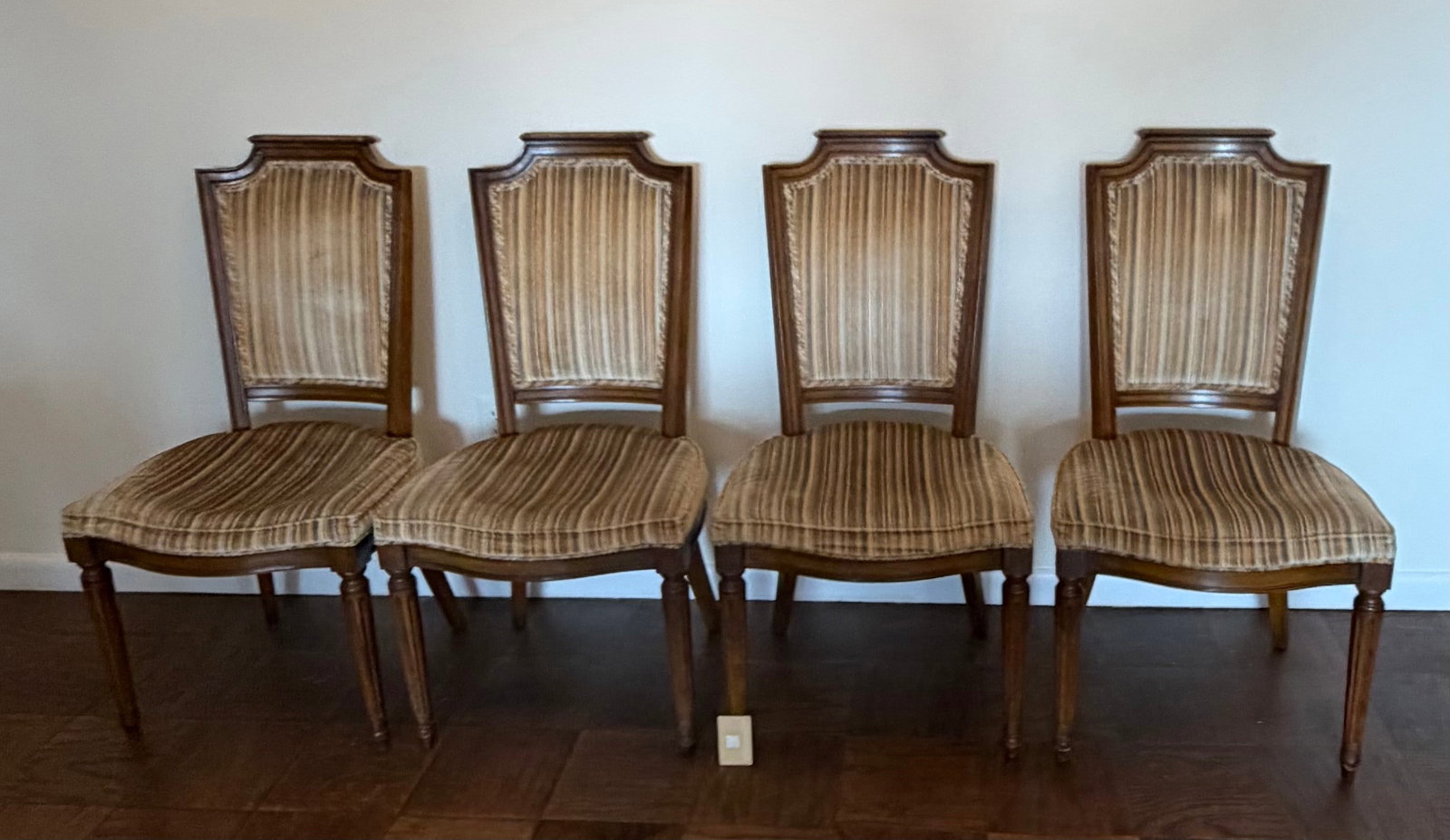 Set of Four French Provincial Style Dining Chairs - 2
