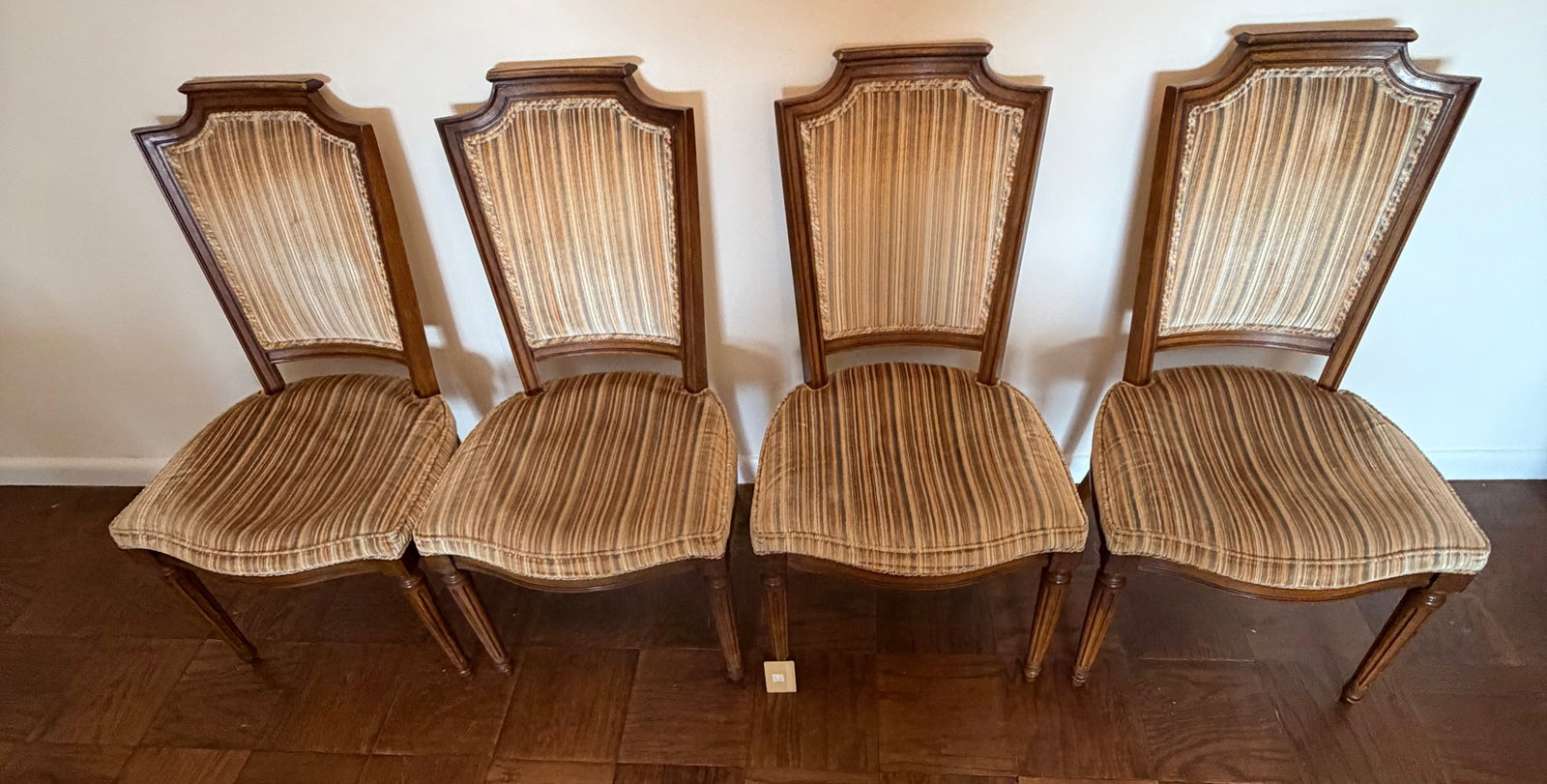 Set of Four French Provincial Style Dining Chairs - 3