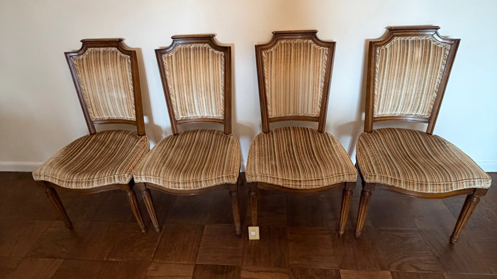Set of Four French Provincial Style Dining Chairs - 4