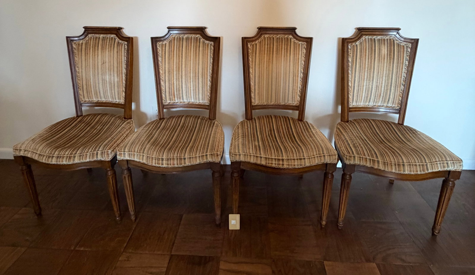 Set of Four French Provincial Style Dining Chairs - 5