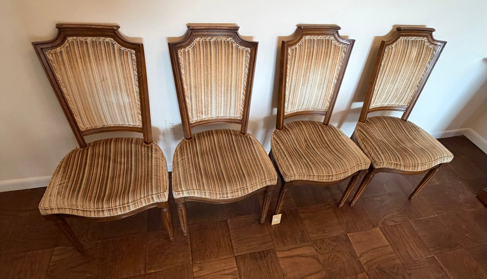 Set of Four French Provincial Style Dining Chairs - 8