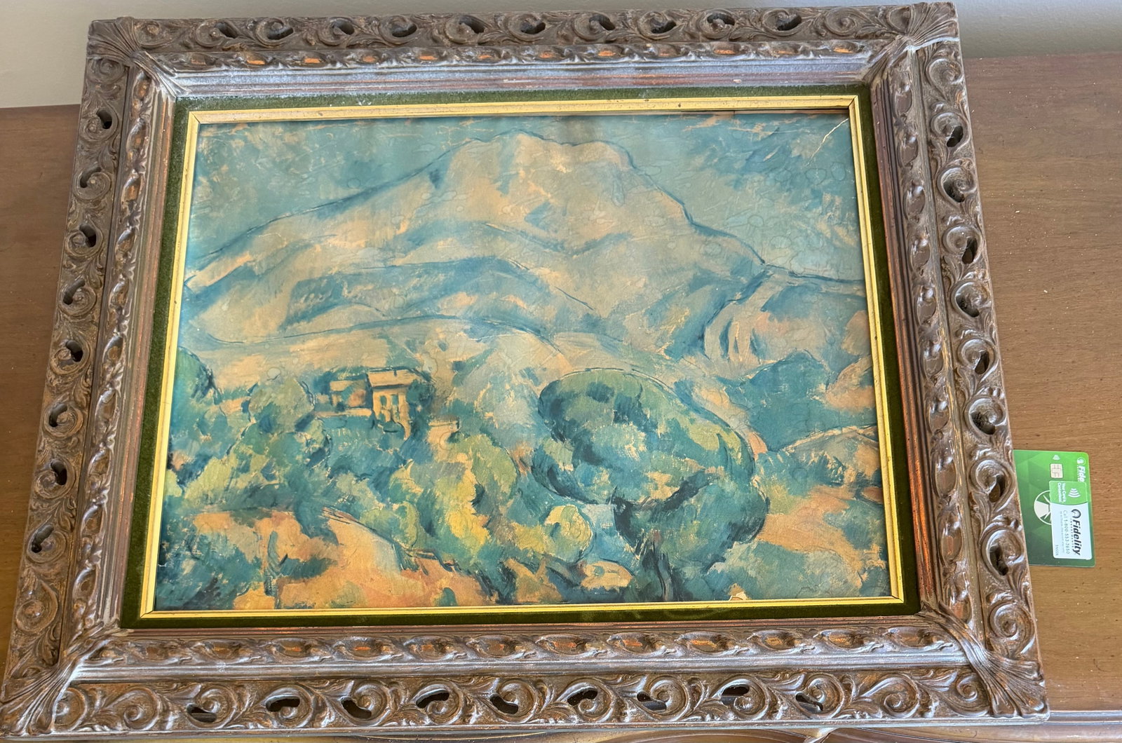 Landscape Oil Painting with Ornate Frame - 3
