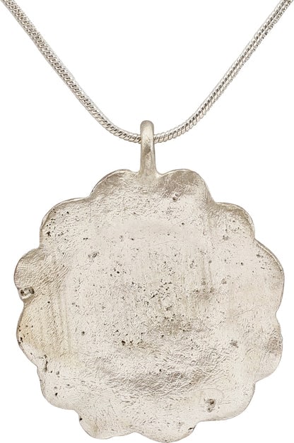 ROMAN WHEEL OF FORTUNE PENDANT NECKLACE. - 2