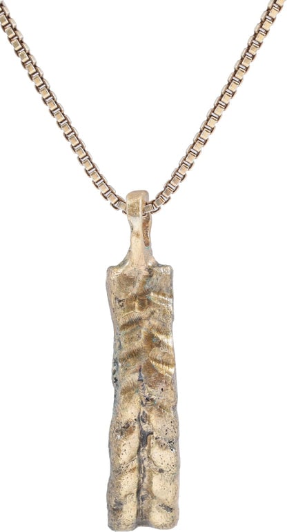VIKING WOMAN WARRIOR’S BRACELET PENDANT NECKLACE, 10th-11th CENTURY AD: Title: VIKING WOMAN WARRIOR’S BRACELET PENDANT NECKLACE, 10th-11th CENTURY AD Description: Vikings were highly skilled metallurgists, and as a result, breaking metal had supernatural significanc
