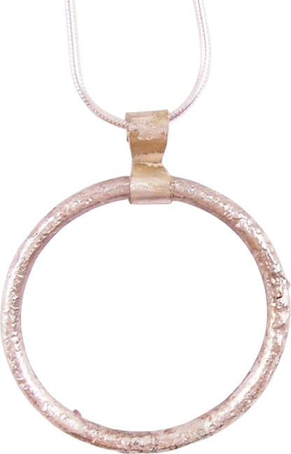 CELTIC PROSPERITY RING NECKLACE C.400-100 BC. - 2