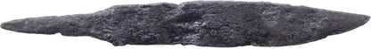 VIKING POUCH KNIFE, 9TH-11TH CENTURY: Title: VIKING POUCH KNIFE, 9TH-11TH CENTURY Description: Over 2 ¾” (2.88”) total length. Thin section for slashing and fine form. Whittle tang, to secure it to the wood, bone, or