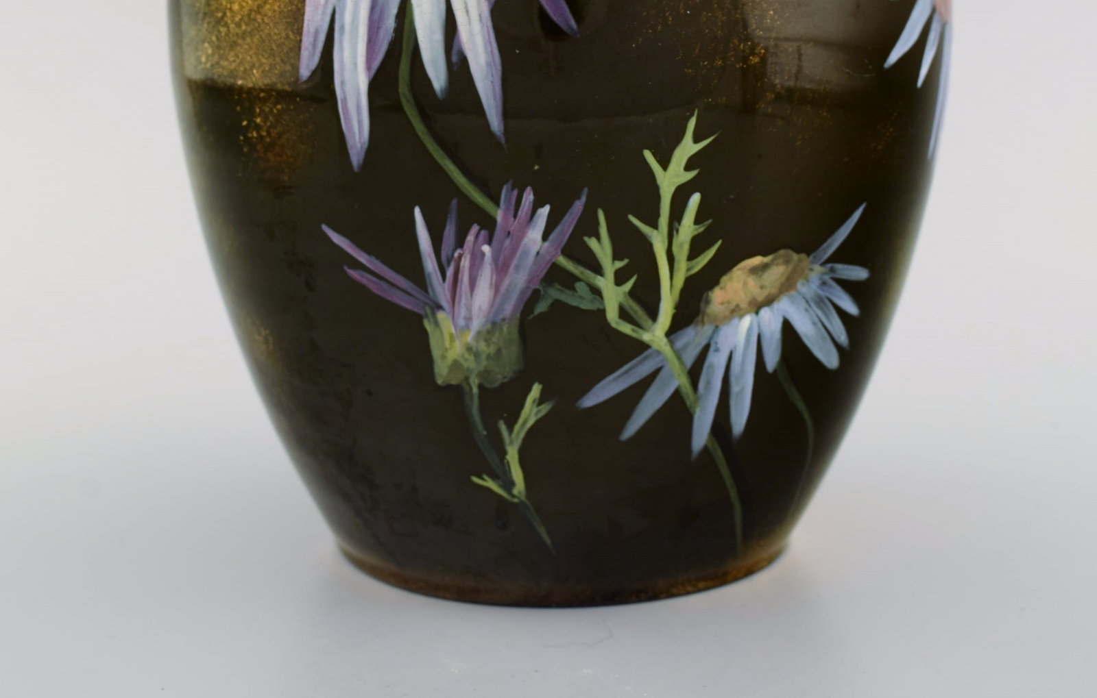 Clément Massier for Golfe Juan. Antique vase in glazed ceramics. Beautiful luster glaze with - 7