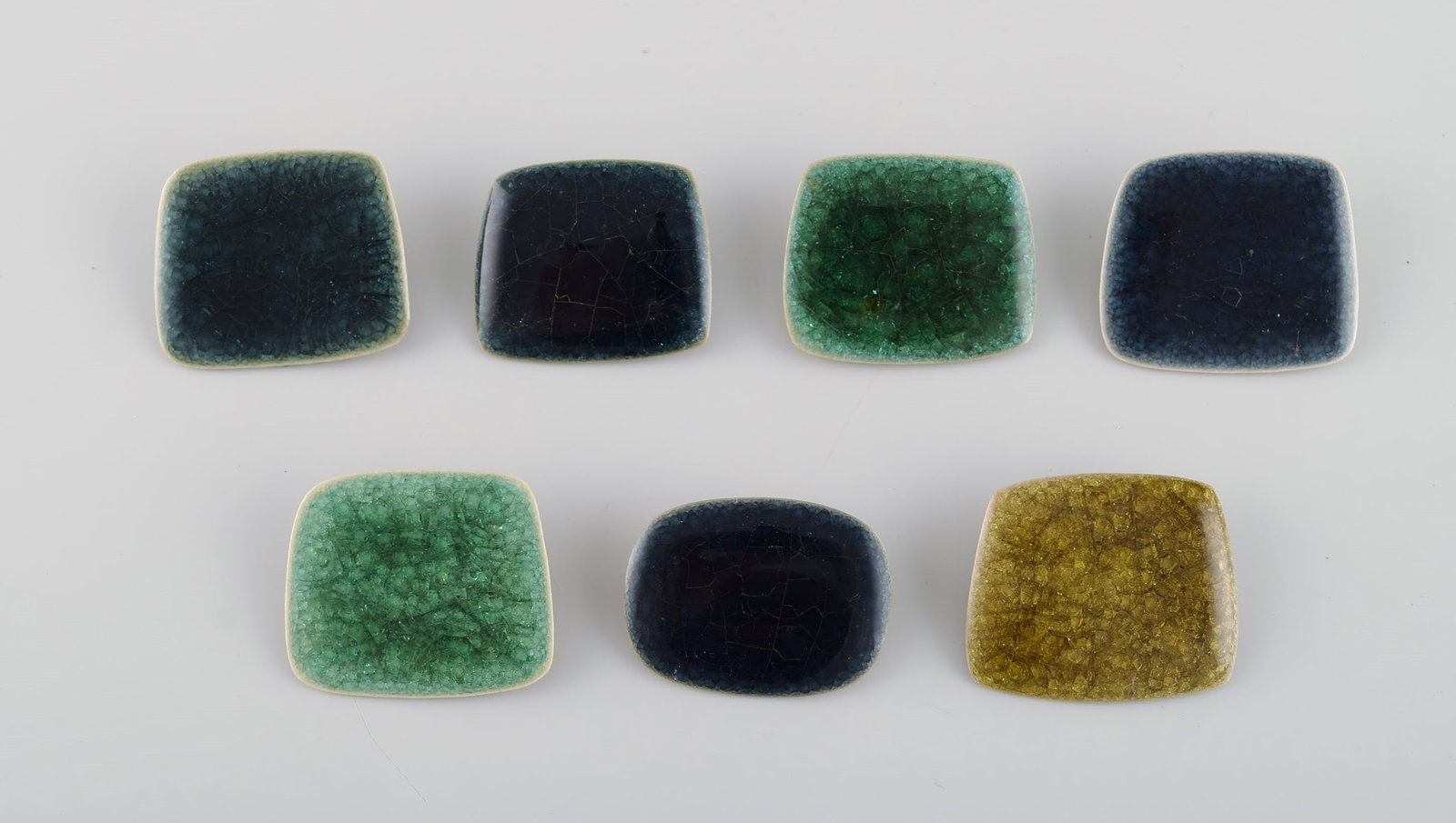 Ole Bjørn Krüger (1922-2007), Danish sculptor and ceramicist. Seven unique brooches in - 2