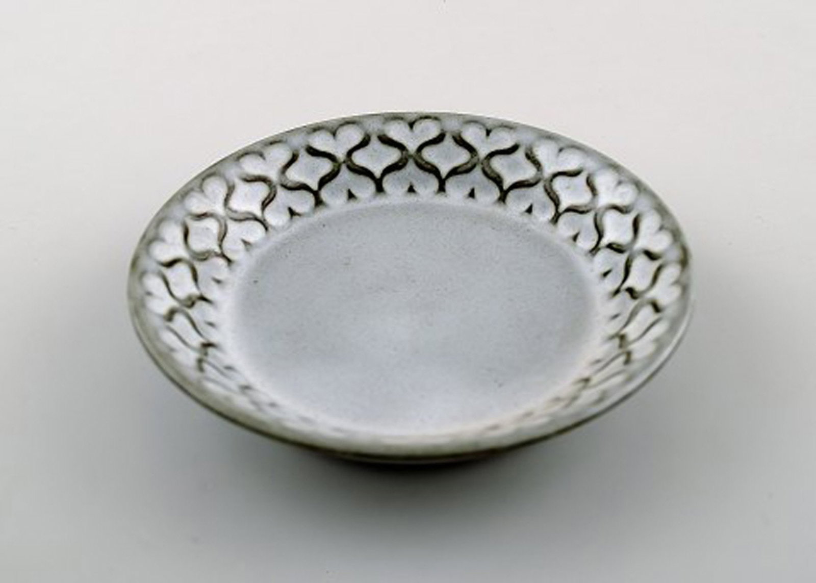 Nissen, Cordial gray, butter dish. Designed for Kronjyden Nissen, Jens Harald Quistgaard IHQ. - 2