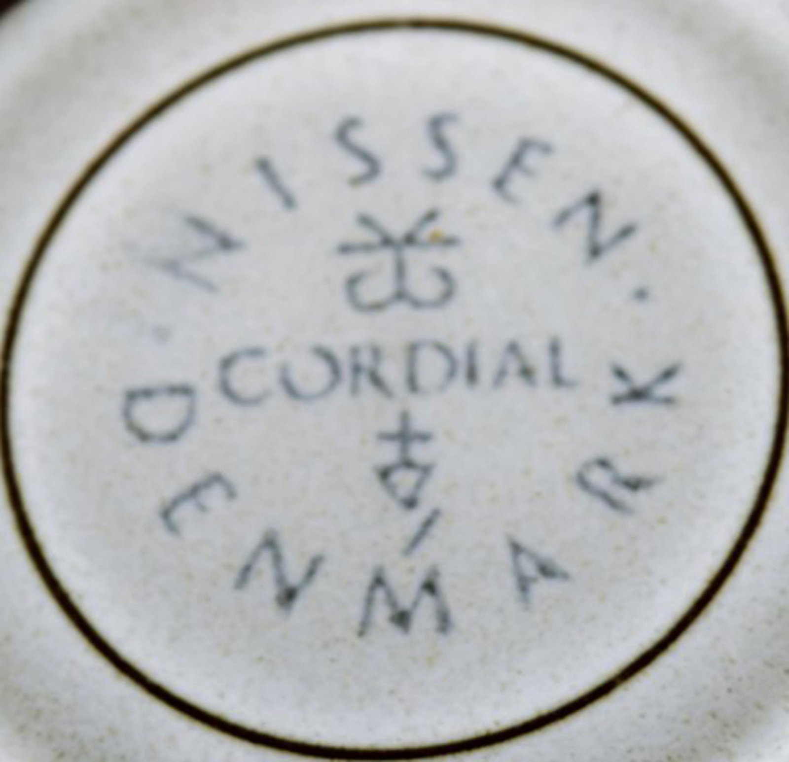 Nissen, Cordial gray, butter dish. Designed for Kronjyden Nissen, Jens Harald Quistgaard IHQ. - 3