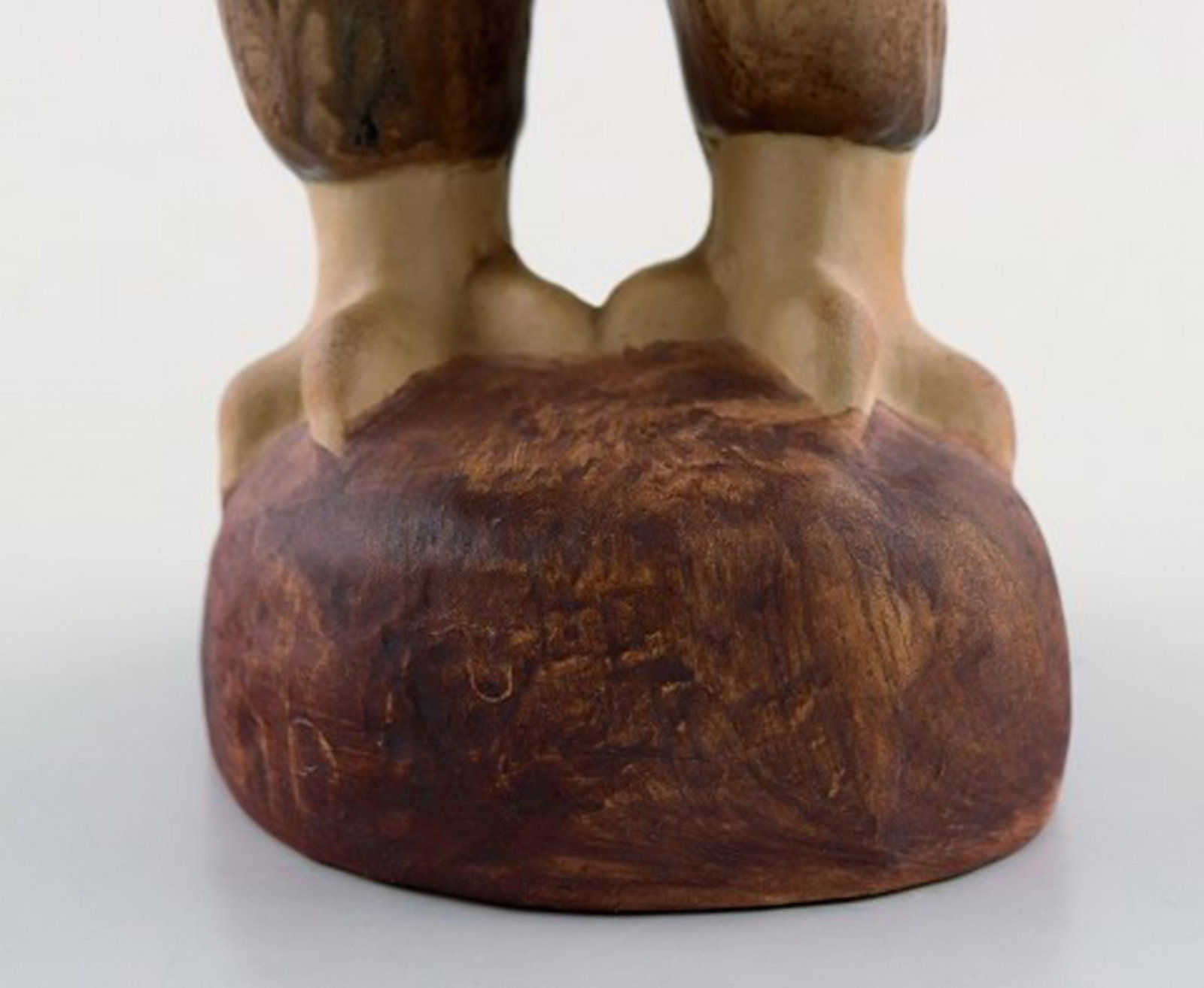 Lisa Larson for Gustavsberg. Figure in glazed ceramics. Eagle. Mid 20th century. - 5