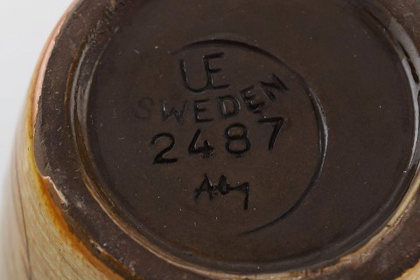 Ingrid Atterberg for Uppsala Ekeby. Papyrus vase in glazed stoneware. Mid-20th century. - 6