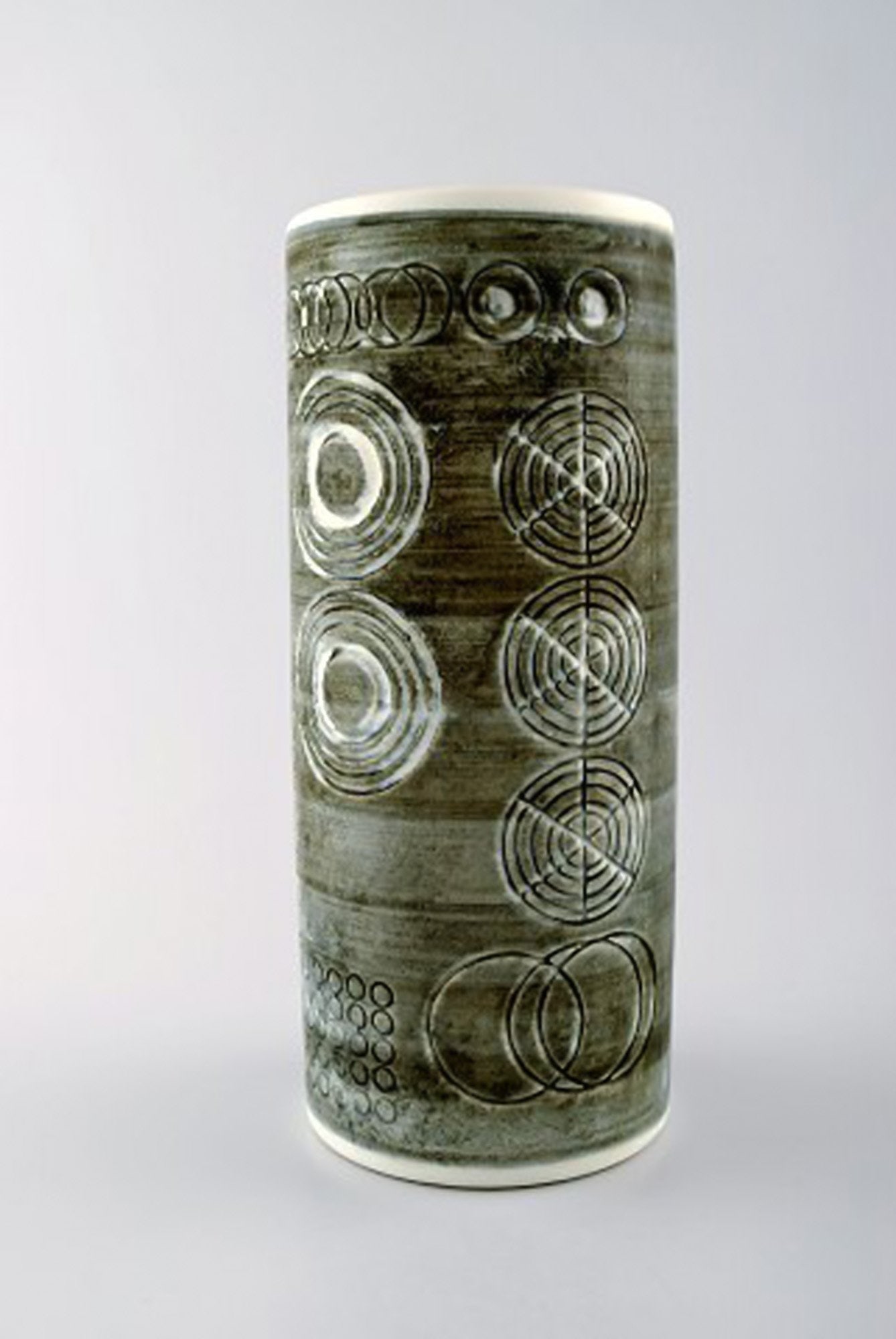 Retro vase "Sarek", stoneware, Olle Alberius, Rörstrand. 1960 / 70 s. - 3