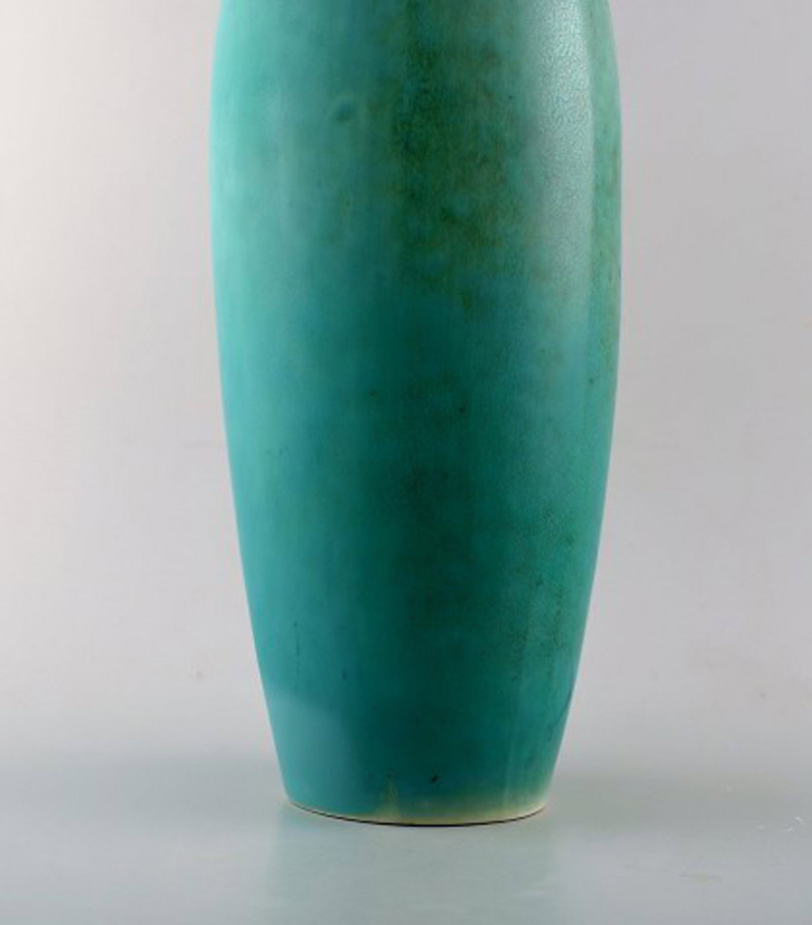 Carl Harry Stålhane, Rörstrand very large and rare floor vase in ceramics. - 4