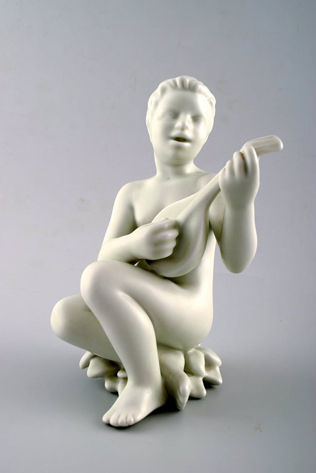Harald Salomon for Rörstrand, blanc de chine / white glazed figure.: Brand: Rörstrand Harald Salomon for Rörstrand, blanc de chine / white glazed figure. Reserve: $95.00 Shipping: Domestic: Shipping rates are determined by destination International: Foreign